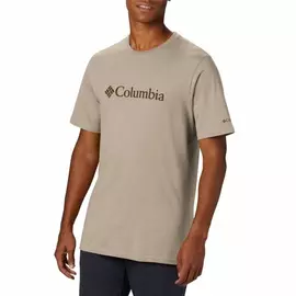Men’s Short Sleeve T-Shirt Columbia Grey, Size: L