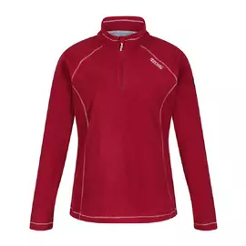 Fleece Lining Regatta Montes Lightweight Half-Zip Red, Size: 10