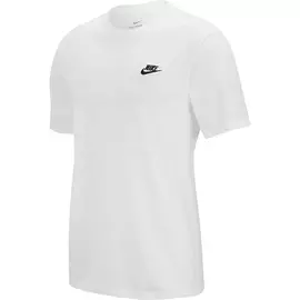 Men’s Short Sleeve T-Shirt Nike AR4997 101 White, Size: M