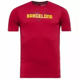 Child's Short Sleeve T-Shirt Nike FC Barcelona Club Red, Size: 8-10 Years