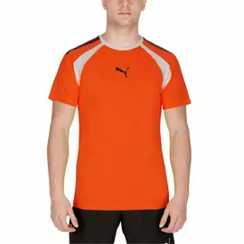Men’s Short Sleeve T-Shirt Puma TeamLIGA Orange, Size: L