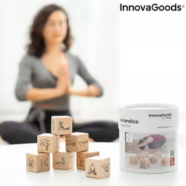 Yoga Dice Lojë Anandice InnovaGoods 7 Pieces