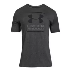 Men’s Short Sleeve T-Shirt FOUNTATION Under Armour 1326849 019  Grey, Size: S