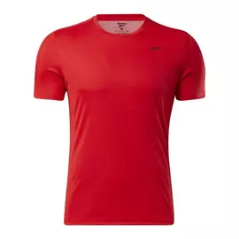 Short-sleeve Sports T-shirt Reebok Workout Ready Red, Size: L