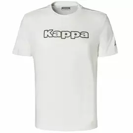 Men’s Short Sleeve T-Shirt Kappa Fromen M White, Size: 2XL