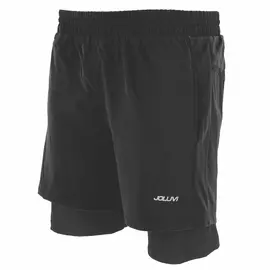Pantallona të shkurtra sportive Joluvi Meta Duo Zi, Madhësia: L