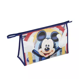 Komplet udhëtimi me pajisje tualeti për fëmijë Mickey Mouse Blu (23 x 16 x 7 cm) (4 copë)