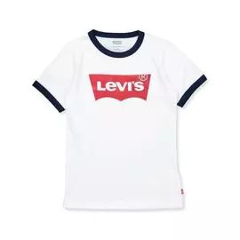 Children’s Short Sleeve T-Shirt Levi's Batwing Ringer, Size: 8 Years