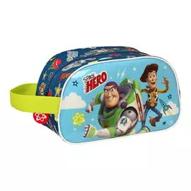 Çanta tualeti për fëmijë Toy Story Space Hero Navy për fëmijë Jeshile e lehtë (26 x 15 x 12 cm)