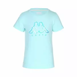 Child's Short Sleeve T-Shirt Kappa Quissy Blue Aquamarine, Size: 10 Years