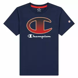 T-Shirt me mëngë të shkurtra T-Shirt Champion Crewneck B Navy Blu, Madhësia: 5-6 vjet