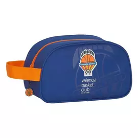 Çanta e tualetit shkollor Valencia Basket blu portokalli