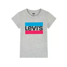 Children’s Short Sleeve T-Shirt Levi's Sportswear Logo Tee Grey, Size: 3 Years