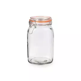 Glass Jar Quid New Canette Transparent Glass (1,5L) (Pack 6x)