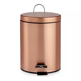 Pedal bin Metal Copper Plastic 5 L (20,5 x 27,5 x 26,5 cm)