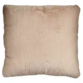 Cushion Cream With hair Synthetic Leather (60 x 2 x 60 cm)