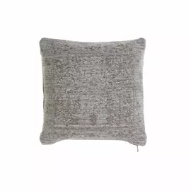 Cushion DKD Home Decor S3027284 Polyester Cotton Aluminium Light brown Arab (45 x 12 x 45 cm)