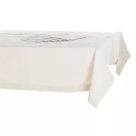 Tablecloth and napkins DKD Home Decor Beige (150 x 150 x 150 cm)