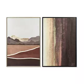 Painting DKD Home Decor Abstract (2 pcs) (83 x 4.5 x 124 cm)