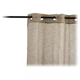 Curtain Beige Polyester (140 x 260 cm)