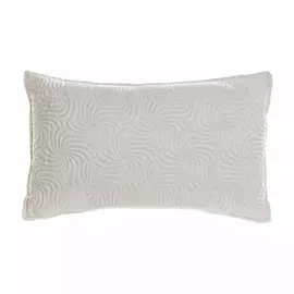 Cushion DKD Home Decor 8424001814480 Waves Beige Polyester Aluminium (60 x 10 x 40 cm)
