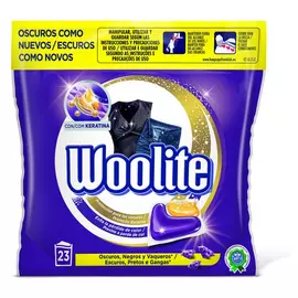 Kapsula Woolite detergjenti për rroba të errëta (23 larje)