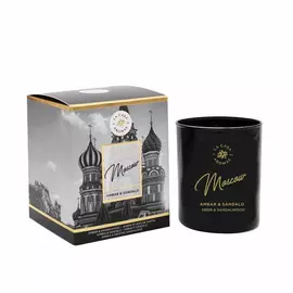 Scented Candle La Casa de los Aromas Moscow Amber Sandalwood (140 g)