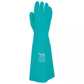 Work Gloves JUBA Satin finish Nitrile Pool, Size: 10