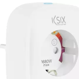 Priza inteligjente KSIX Smart Energy Slim WIFI 250V E bardhë