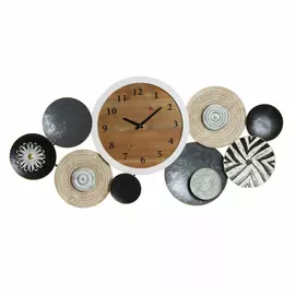 Wall Clock DKD Home Decor Metal Wood (105.4 x 6.5 x 51.5 cm)