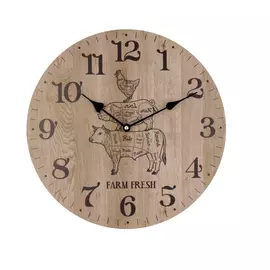 Wall Clock Quid animals Wood (34 cm)