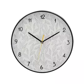 Wall Clock Quid Flowers Plastic (30 cm)