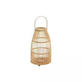 Candleholder DKD Home Decor Crystal Bamboo (25 x 25 x 56 cm)