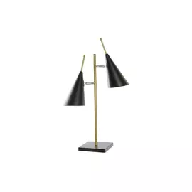 Desk lamp DKD Home Decor 25W Black Golden 220 V Modern (38 x 16 x 64 cm)
