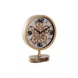 Table clock DKD Home Decor Gears Iron (30 x 12 x 41 cm)