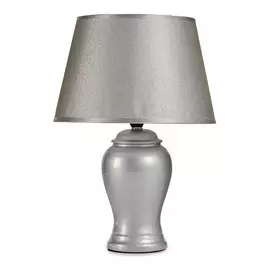 Desk lamp Ceramic Silver (28 x 39 x 28 cm)