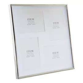 Photo frame DKD Home Decor Crystal Silver Metal Traditional (29 x 2 x 29 cm)