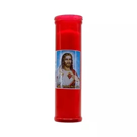 Candle Lumar Red (19 x 5,5 cm)