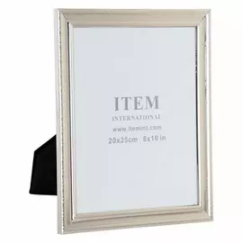 Photo frame DKD Home Decor ‎S3011544 Crystal Silver Metal Paper MDF Wood