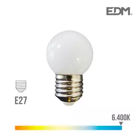 LED lamp EDM E27 A+ 130 lm 1,5 W (6400K)