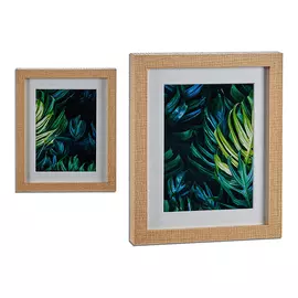 Painting With frame Wood Glass Particleboard (23 x 3 x 28 cm) (23 x 3 x 28 cm)