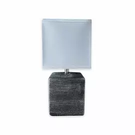 Desk lamp Versa Cubo Ceramic Textile (ø 13 x 32 cm)