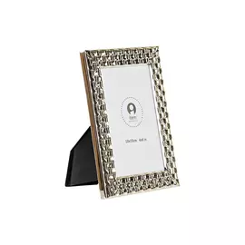 Photo frame DKD Home Decor Silver Metal Shabby Chic (13,5 x 2 x 18,5 cm)
