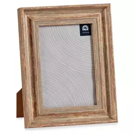 Photo frame Copper Crystal Wood Plastic (19 x 2 x 24 cm)