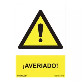 Sign Normaluz Averiado PVC (30 x 40 cm)