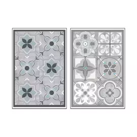 Stickers Atmosphera Ornamental Stick Tile Grey (43,5 x 30 x 0,1 cm)
