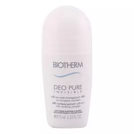 Roll-On Deodorant Deo Pure Invisible Biotherm (75 ml)