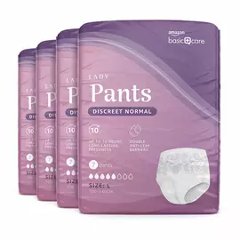 Incontinence Protector Amazon Basics Panties (Refurbished D)