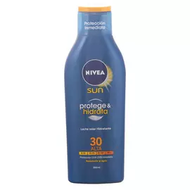 Sun Milk Protege & Hidrata Nivea SPF 30 (200 ml) 30 (200 ml)