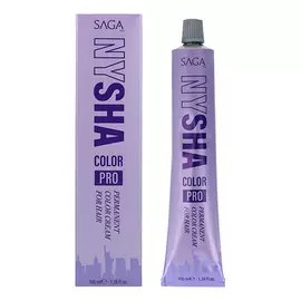 Permanent Dye Saga Nysha Color Pro Nº 4.00 (100 ml)